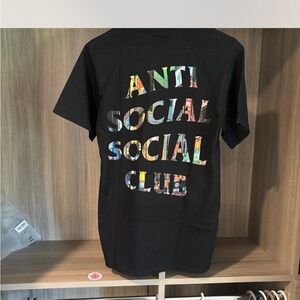 Anti Social Social Club Black Graphic T-Shirt